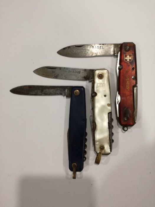 Canivetes Coleção -Lt. de 10 da Marca " PRADEL"-Preço Conjunto