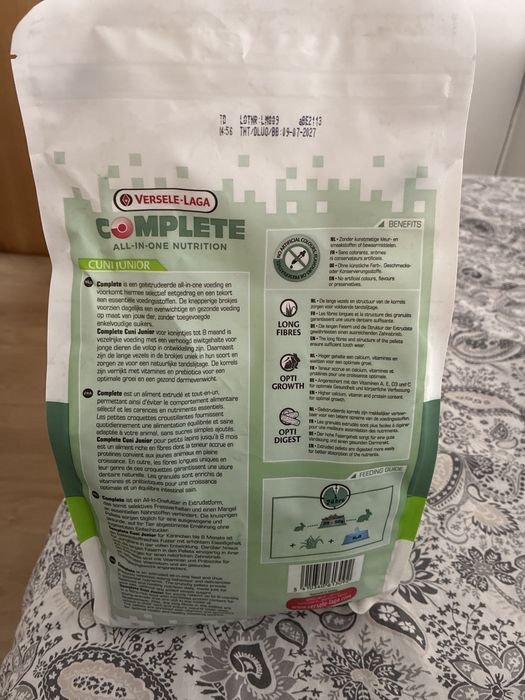 Raçao coelho anão