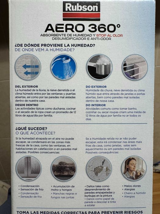 Rubson Aero 360º - Desumidificador autónomo