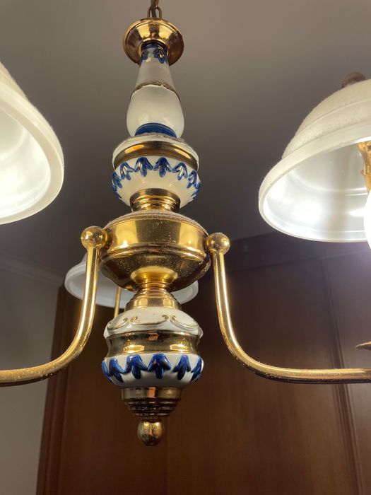 Candeeiro duas cores