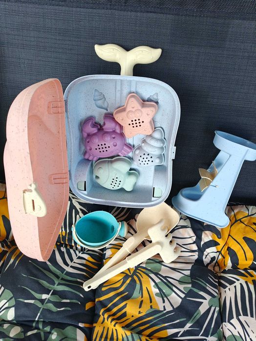 Zestaw do piasku piaskownicy foremki do piasku walizka dla dzieci