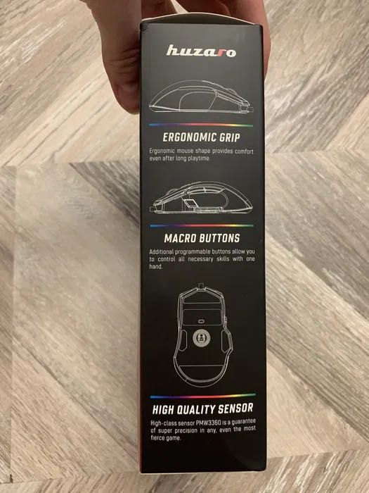 HUZARO Shot 3.0 myszka gamingowa dla graczy