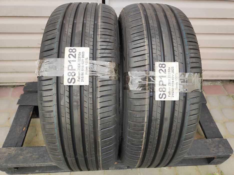 215.50.18 Dwie opony letnie Falken Ziex ZE310a bez zużycia dot 2023