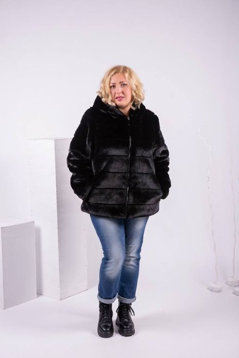 Шуба еко хутро шиншила р 42.44.46.48.50.52.54.56.58.60.62.65