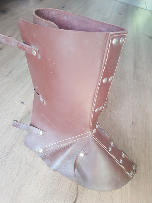 Ochraniacze skórzane na buty spawalnicze