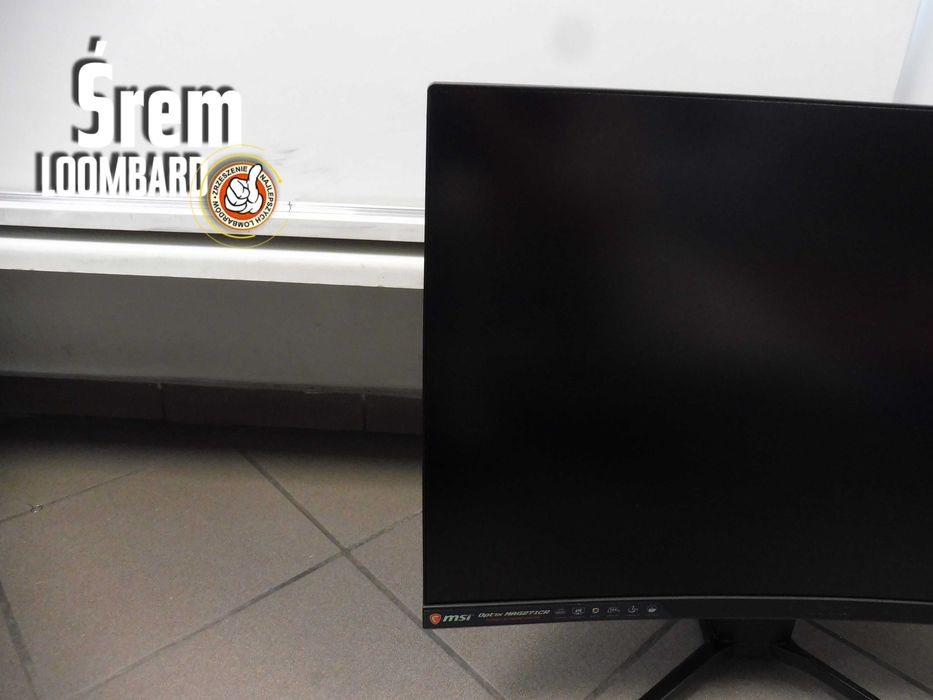 Monitor MSI MAG271CR, Kabel Zasilający, Stan db!