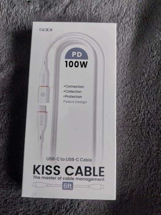 Kabel USB C, SODI 100W, kabel do szybkiego ładowania
