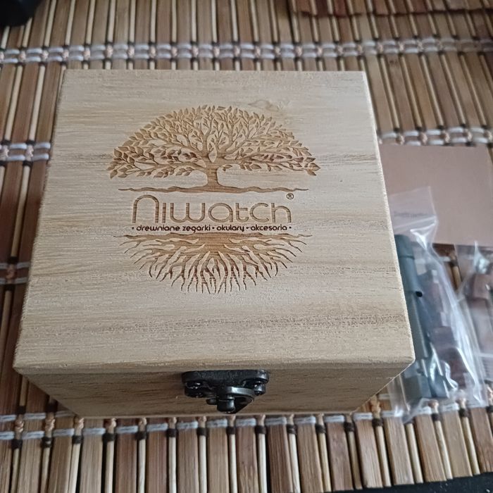 Zegarek męski drewniany Niwatch