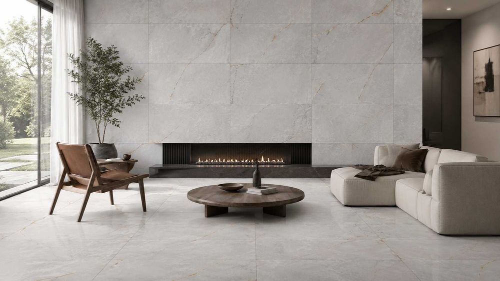 Płytki ceramiczne podłogowe Lamina Green Mat gres rektyfikowane 60x120 Gat. 1
