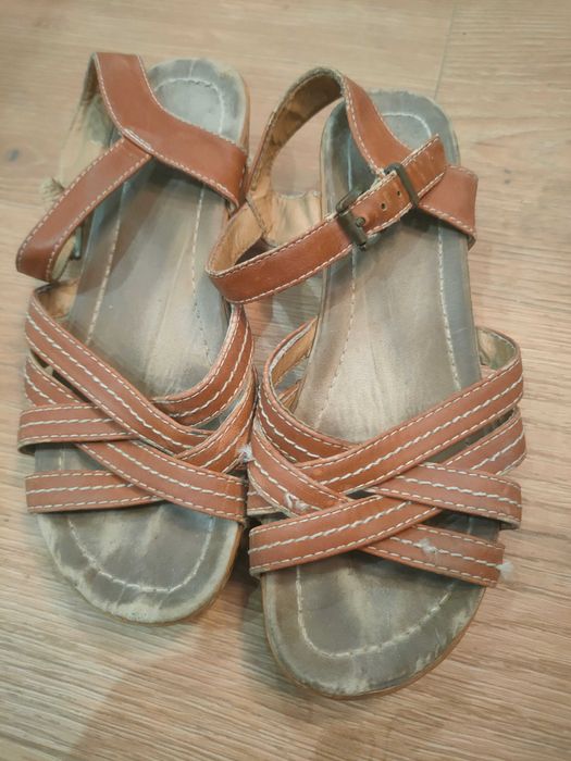 Sandałki, używane, 38