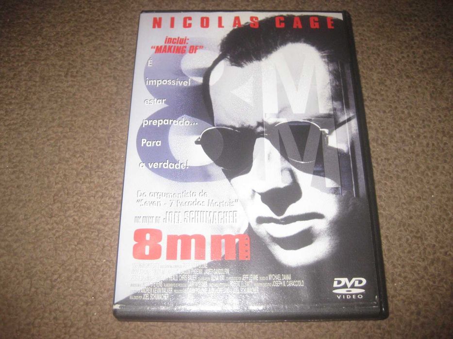 DVD "8MM" com Nicolas Cage
