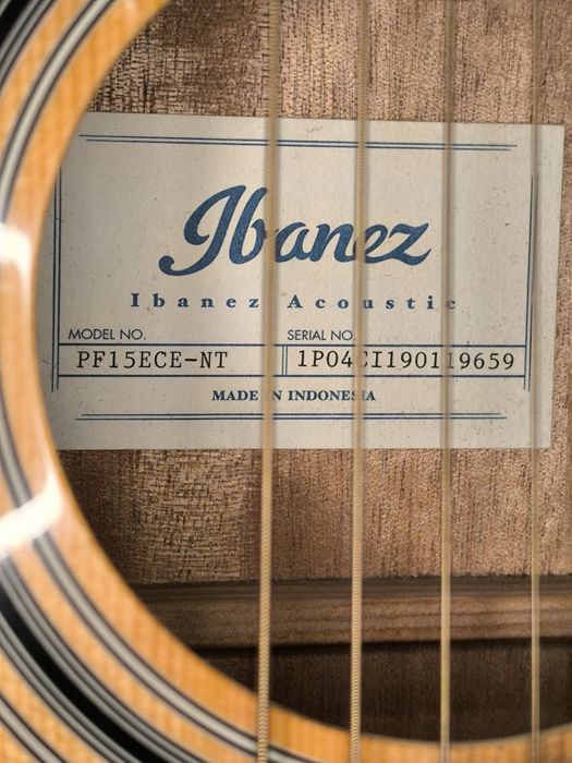 Violão Ibanez PF15ECE Natural