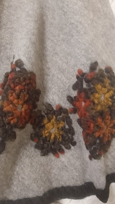 Спідниця з вовни валяної