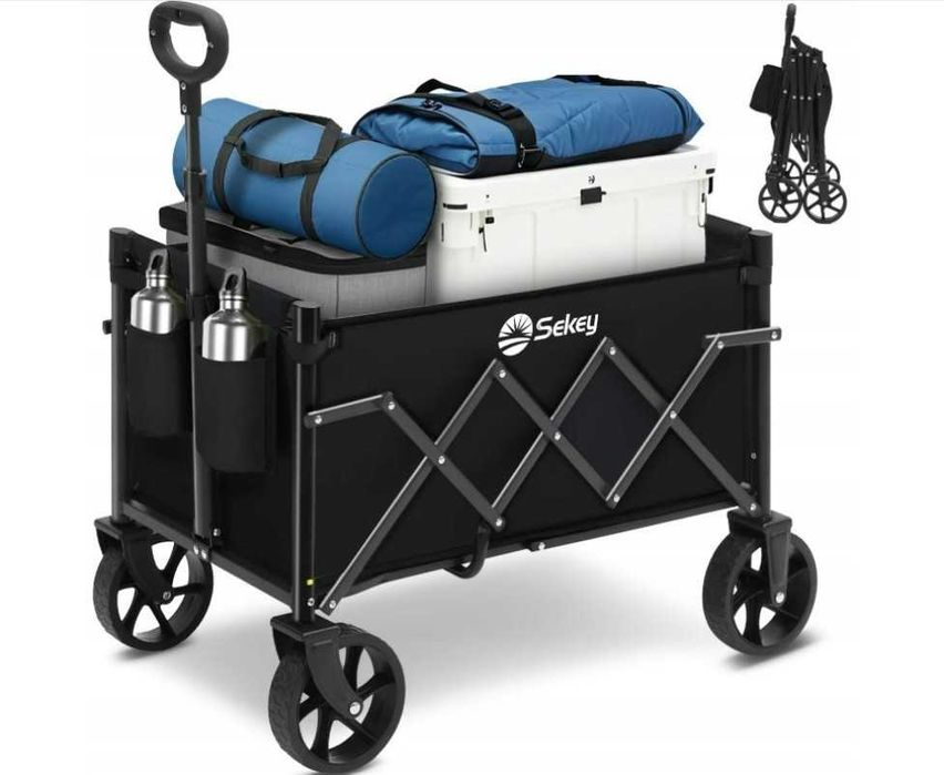 Wózek transportowy na działkę , ogród plażę biwak dla dzieci FW174