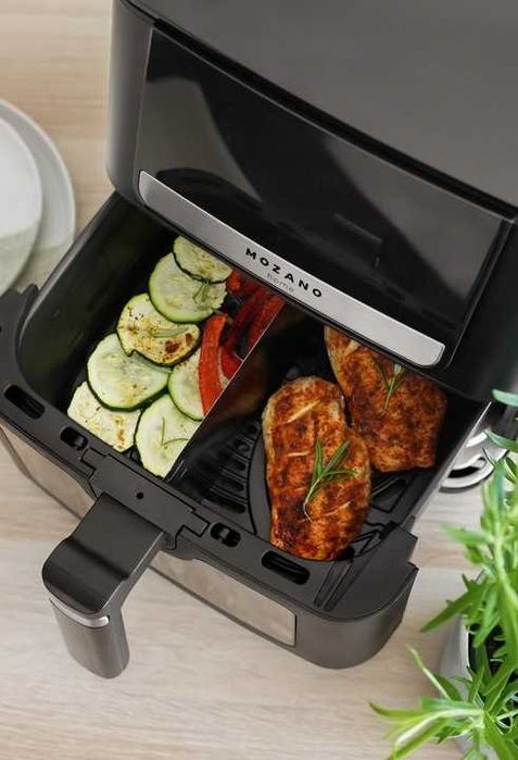 4w1 ZESTAW Frytkownica beztłuszczowa duża 6,5L AIR FRYER frytownica