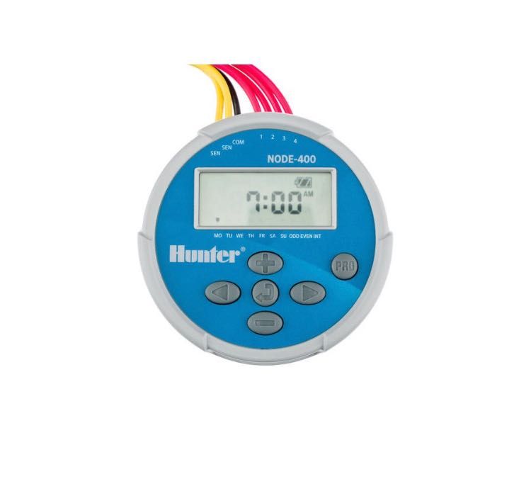 Автополив Автономний контролер управління  Hunter NODE-400 на 4 зони