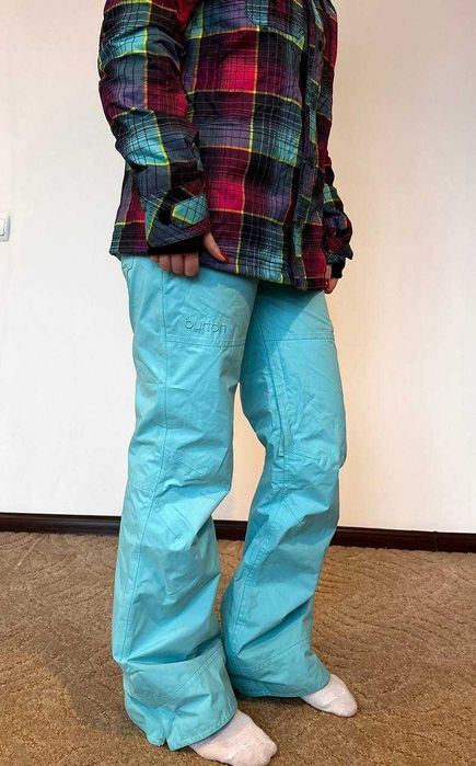 Жіночий яскравий лижний костюм, сноубордичний штани та куртка теплий