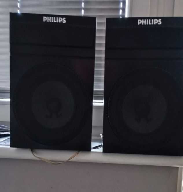 Wzmacniacz AV-568BT 5.0 Amplituner FM USB SD + kolumny Philips