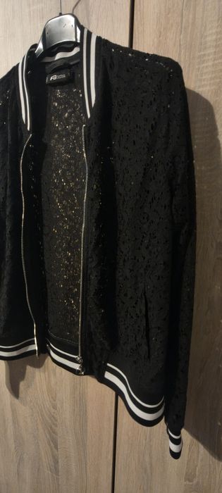 Ażurowa bluza sweter kurtka zapinana na zamek. New yorker rozmiar L