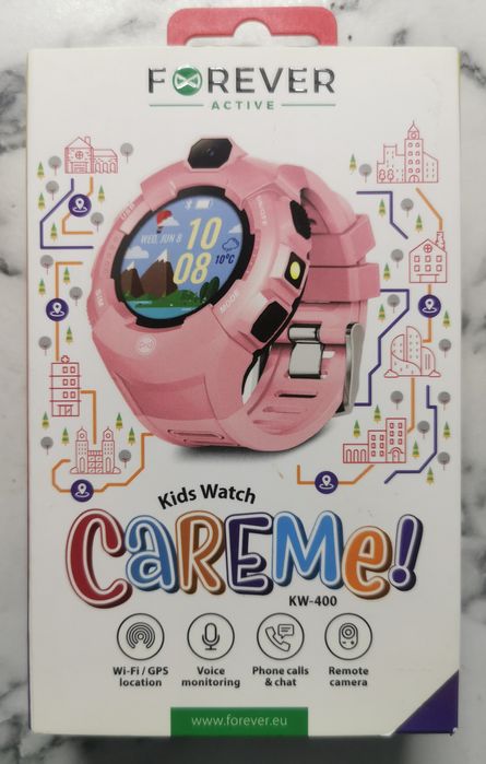 Розумний годинник Forever Care Me KW-400 GPS трекер Smartwatch