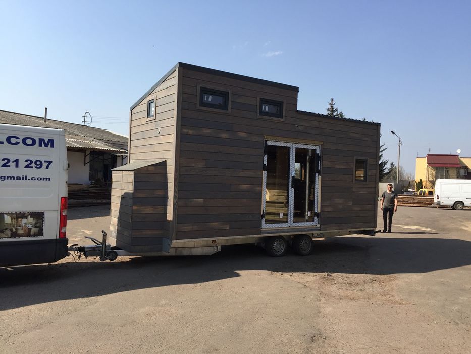 Модульний будинок, мобільний будинок, будинок на колесах, tiny house.