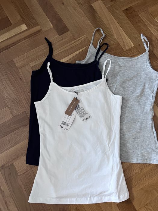 Anna Field 3 pack topy bluzki na ramiączkach