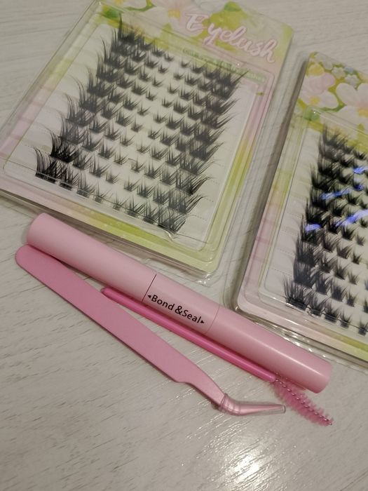 Rzęsy bondingowe kępki rzęs sztuczne rzęsy doklejane rzęsy