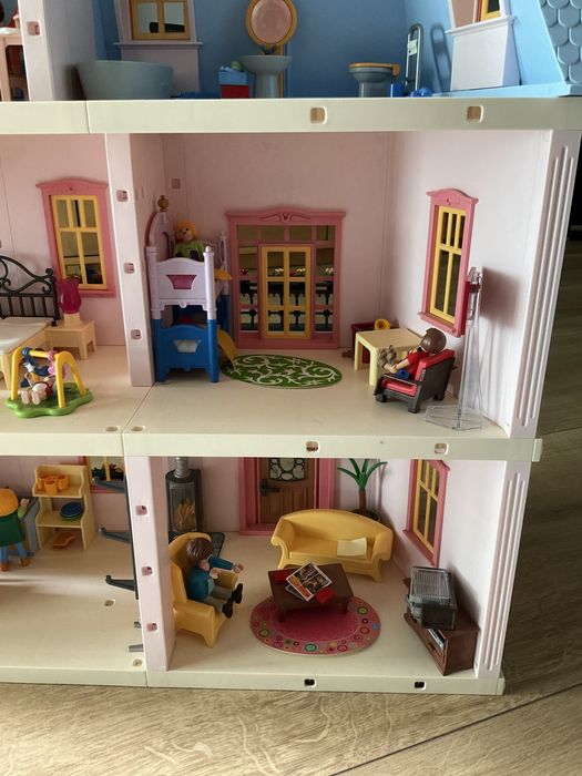 Playmobil duzy domek umeblowany