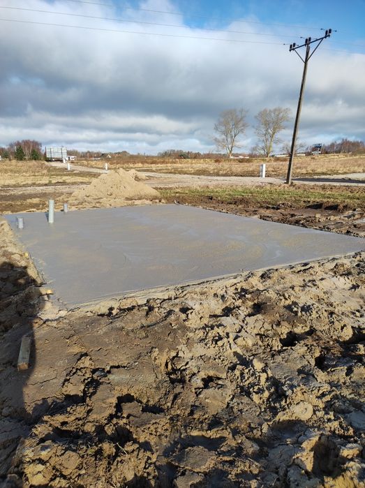 Płyty fundamentowe pod Domki Garaże Altany