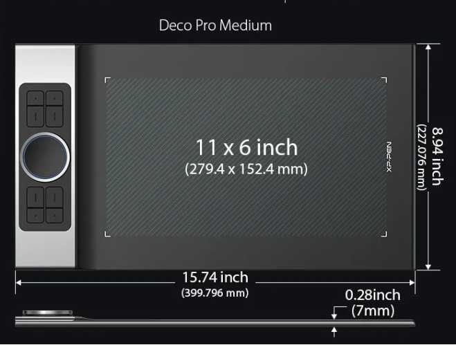 Графический планшет XP-PEN Deco Pro Medium M для рисования huion wacom