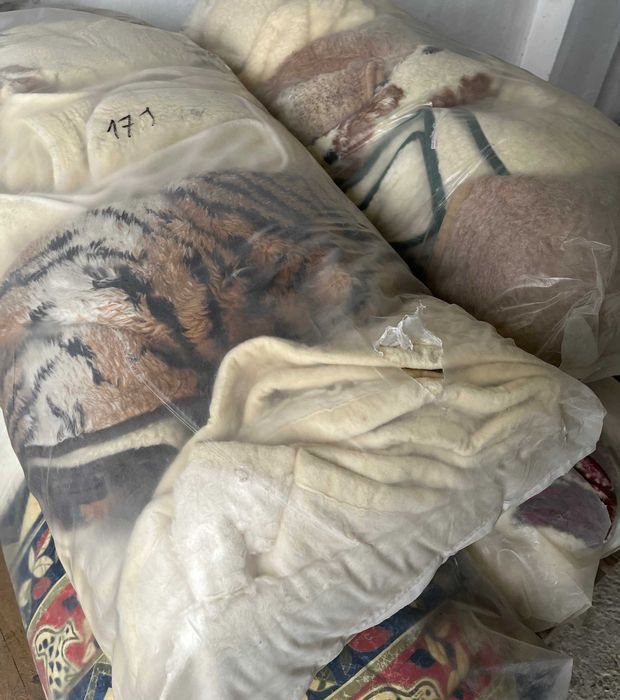 Шерстяні покривала з овечої ,верблюжої шерсті та шерсті лами