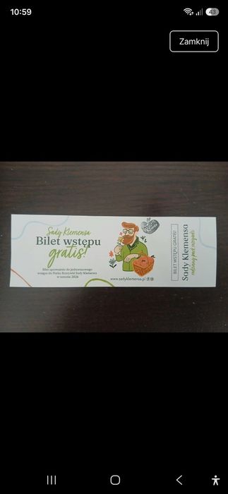 Bilet do Sądy Klemensa