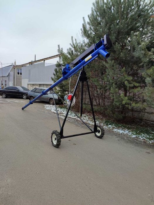 Шнековий навантажувач, погрузчик  Ø133*8, конвеєр для зерна, шнек