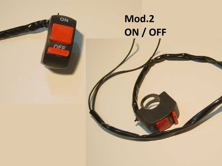 Botões on/off para guiador de mota ou moto4