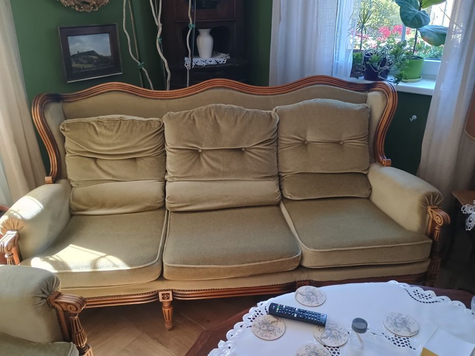 Sofa + 2 fotele do renowacji