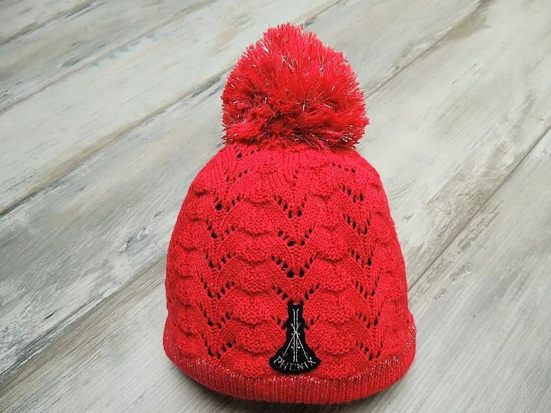 Phenix Dnb Red Narty Czapka Góry Turystyczna Wool