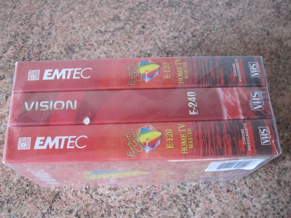 Kasety VHS 3 szt. nowe