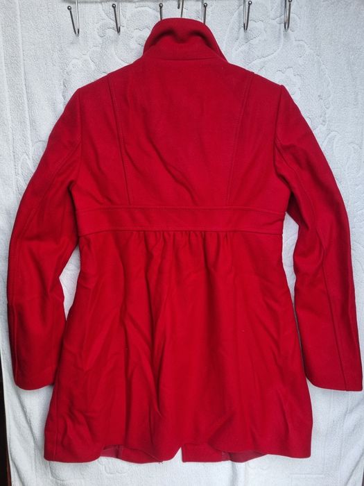 Sobretudo de mulher vermelho Benetton n°44  ST 010