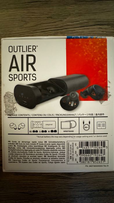 Słuchawki bezprzewodowe dokanałowe Creative Outlier Air Sports