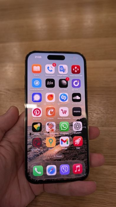 iPhone 14 Pro 128GB золотистий - дуже хороший стан + чохли