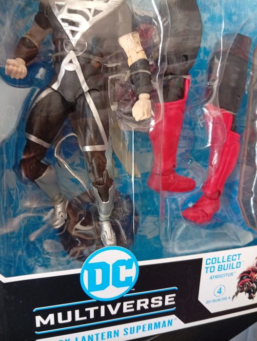 Figura DC multiverse black lantern superman