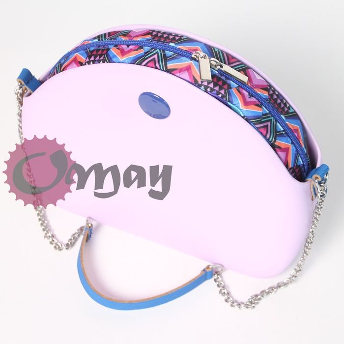 Niebieski organizer do OBAG MOON LIGHT mozaika chaber 2 kieszenie OMAY