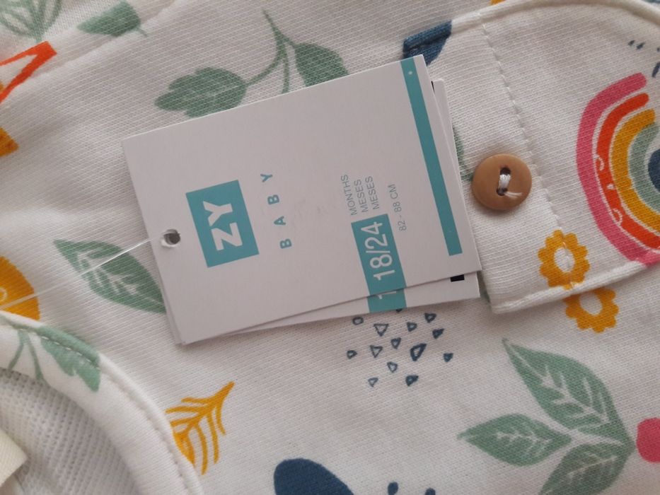 Vestido Zippy, até 2 anos