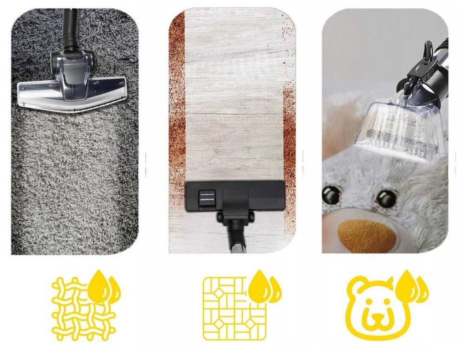 NOWY Odkurzacz Piorący NA MOKRO SUCHO Do tapicerki Dywanów Tkanin