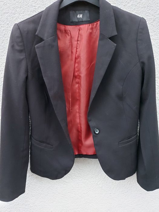 Marynarka czarna H&M