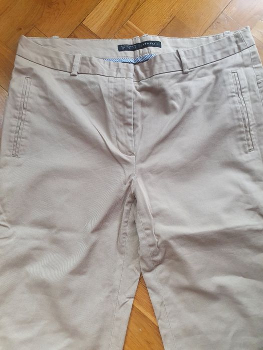 Spodnie beżowe, rozmiar 40, Zara, nowe
