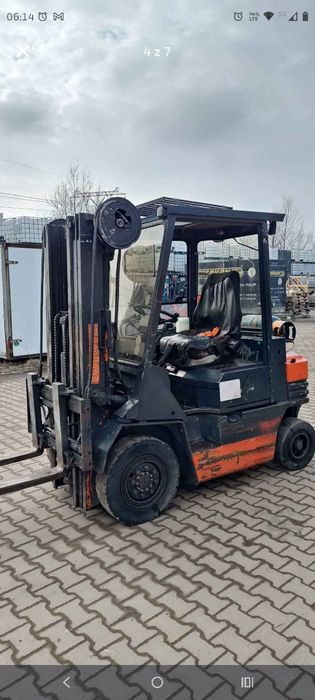 wózek widłowy TOYOTA 5FG20 zasilany gazem  3 plex 2500 udźwig