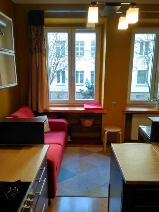 Mieszkanie / Duża kawalerka z kuchnią w aneksie przy parku (Łękno, Szczecin) - Widok 2