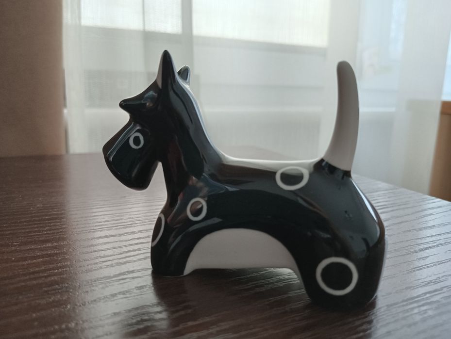 Terier szkocki figurka porcelanowa AS Ćmielów