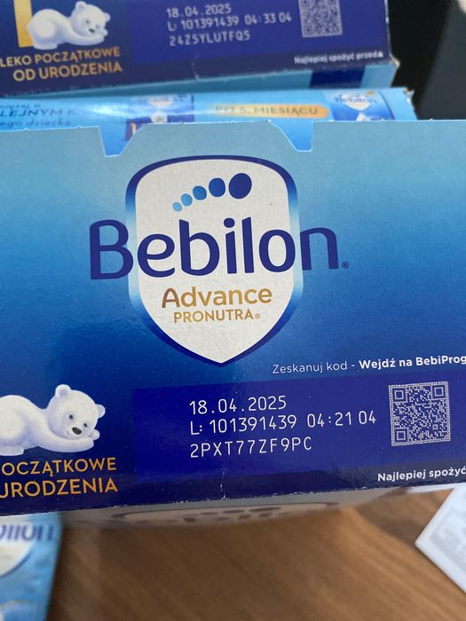 Mleko dla niemowląt bebilon 1